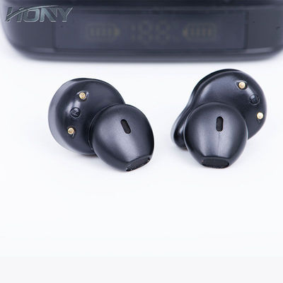 Bluetooth 5,0 Earbuds sans fil avec les écouteurs stéréo imperméables de remplissage sans fil du cas IPX4 TWS
