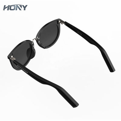lunettes de soleil audio sans fil de  Bluetooth de musique de lentille en nylon de 160h Hd