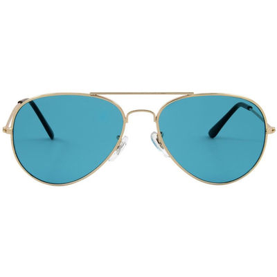 Les lunettes de soleil de Sunglasses Colored Lens d'aviateur colorent des lunettes de soleil de thérapie