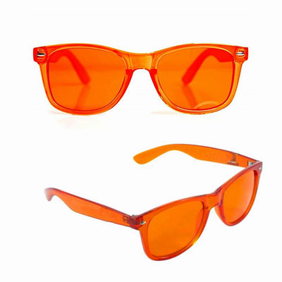 Les lunettes de soleil de amplification de couleur de l'humeur Anti-UV400 colorent des verres d'oeil de thérapie