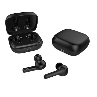 Écouteur sans fil noir 40mAh des écouteurs PAU1623 TWS de Bluetooth 5,0